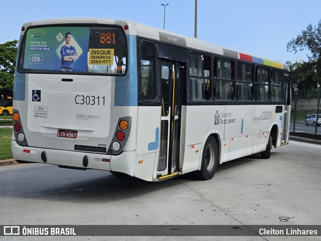 Transportes Futuro C30311 na cidade de Rio de Janeiro, Rio de Janeiro, Brasil, por Cleiton Linhares. Número da foto: #12882428.