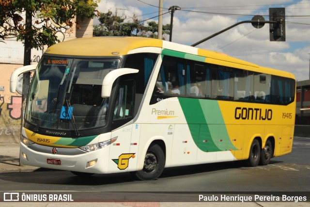 Empresa Gontijo de Transportes 19415 na cidade de Belo Horizonte, Minas Gerais, Brasil, por Paulo Henrique Pereira Borges. Número da foto: #12881747.