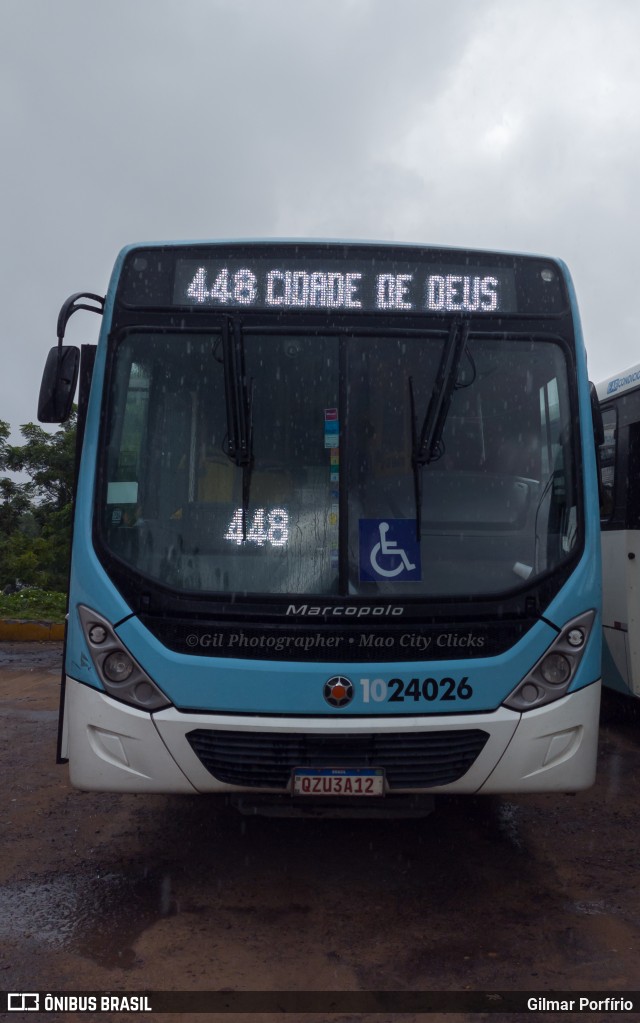 Vega Manaus Transporte 1024026 na cidade de Manaus, Amazonas, Brasil, por Gilmar Porfírio. Número da foto: #12881499.