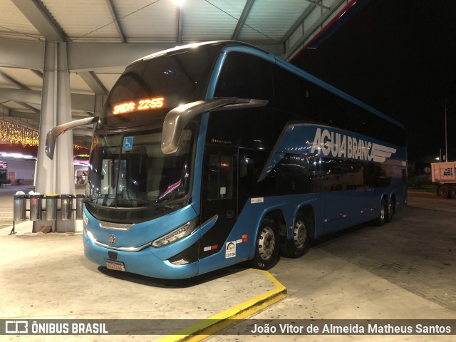 Viação Águia Branca 50800 na cidade de Guaratinguetá, São Paulo, Brasil, por João Vitor de Almeida Matheus Santos. Número da foto: #12881483.
