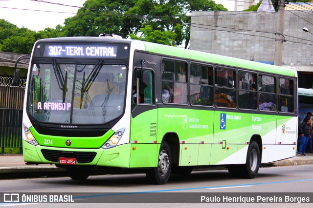 Expresso Maringá São José dos Campos 3274 na cidade de São José dos Campos, São Paulo, Brasil, por Paulo Henrique Pereira Borges. Número da foto: #12884508.