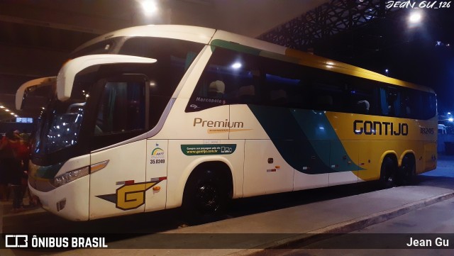Empresa Gontijo de Transportes 18245 na cidade de Santos, São Paulo, Brasil, por Jean Gu. Número da foto: #12883720.