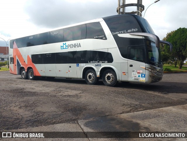 Empresa de Ônibus Nossa Senhora da Penha 6402 na cidade de Lages, Santa Catarina, Brasil, por LUCAS NASCIMENTO. Número da foto: #12884090.