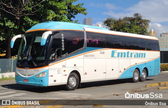 Emtram 5110 na cidade de Salvador, Bahia, Brasil, por Ônibus Ssa. Número da foto: #12882769.