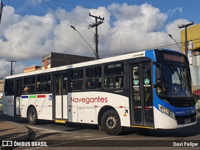 Consórcio Navegantes - 03 > Empresa de Transportes São Sebastião 03045 na cidade de João Pessoa, Paraíba, Brasil, por Davi Felipe. Número da foto: #12882999.