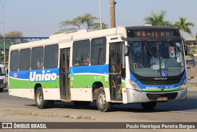 Viação União DC 1.071 na cidade de Duque de Caxias, Rio de Janeiro, Brasil, por Paulo Henrique Pereira Borges. Número da foto: #12884497.
