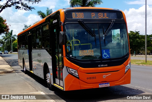 Auto Viação Marechal Brasília 449393 na cidade de Brasília, Distrito Federal, Brasil, por Cristhian Davi. Número da foto: #12883749.