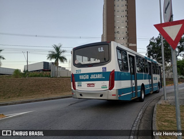 Viação Jacareí 2177 na cidade de Jacareí, São Paulo, Brasil, por Luiz Henrique. Número da foto: #12883324.