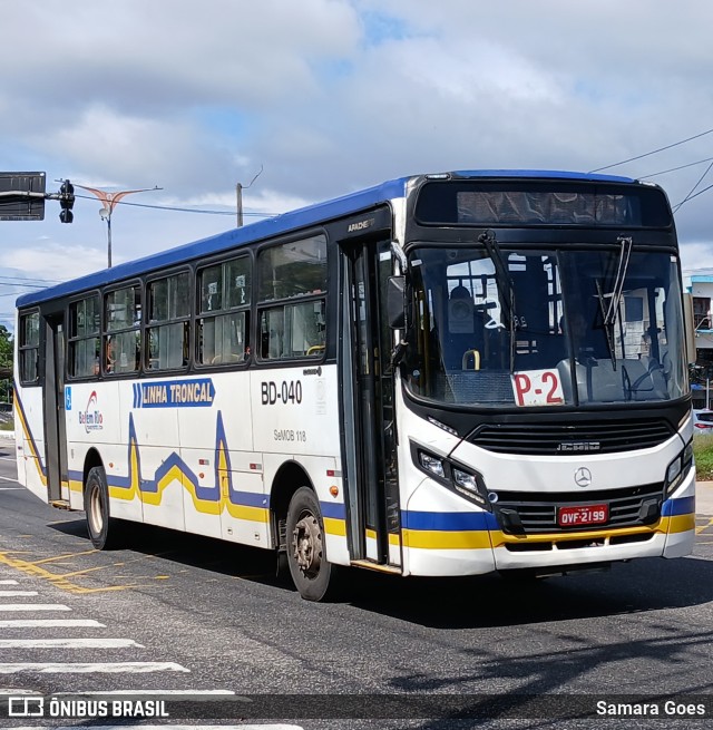 Belém Rio Transportes BD-040 na cidade de Belém, Pará, Brasil, por Samara Goes. Número da foto: #12883114.