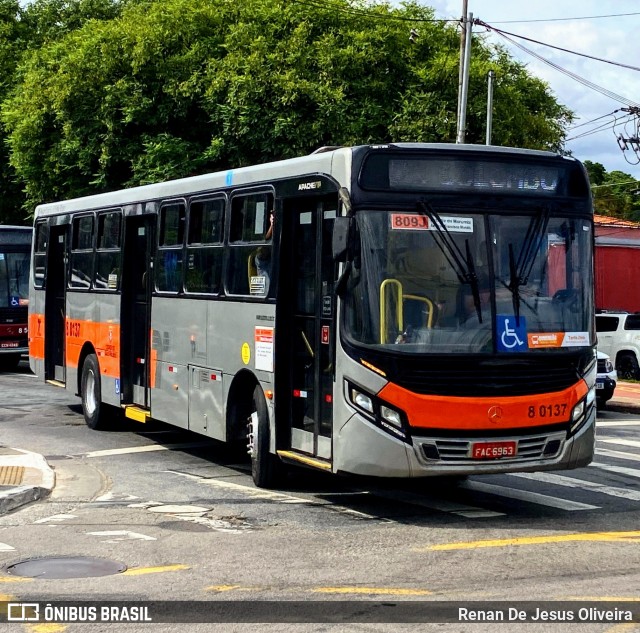 TRANSPPASS - Transporte de Passageiros 8 0137 na cidade de São Paulo, São Paulo, Brasil, por Renan De Jesus Oliveira. Número da foto: #12883341.