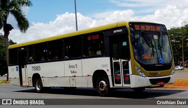 BsBus Mobilidade 710865 na cidade de Brasília, Distrito Federal, Brasil, por Cristhian Davi. Número da foto: #12883744.