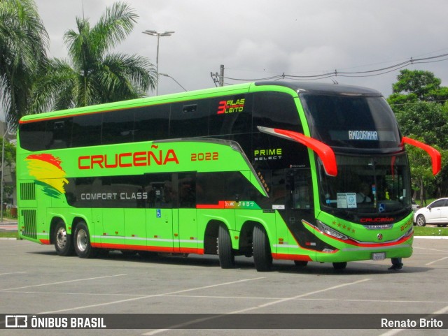 Autobuses Cruceña 2022 na cidade de Barueri, São Paulo, Brasil, por Renato Brito. Número da foto: #12883392.