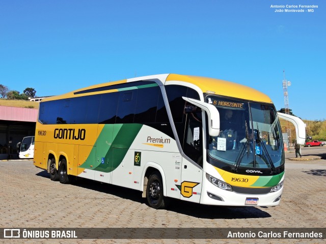 Empresa Gontijo de Transportes 19630 na cidade de João Monlevade, Minas Gerais, Brasil, por Antonio Carlos Fernandes. Número da foto: #12883270.