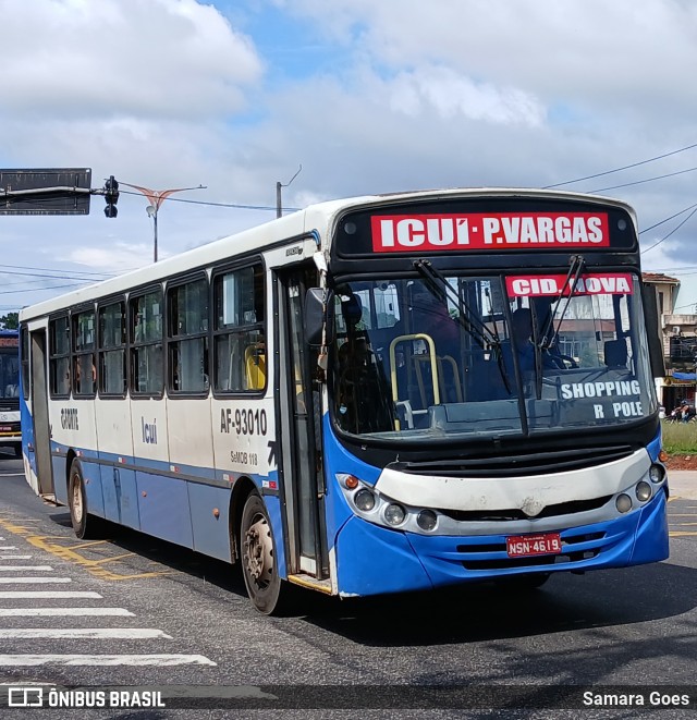 Viação Forte AF-93010 na cidade de Belém, Pará, Brasil, por Samara Goes. Número da foto: #12883124.