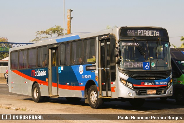 Transportes Machado RJ 162.072 na cidade de Duque de Caxias, Rio de Janeiro, Brasil, por Paulo Henrique Pereira Borges. Número da foto: #12884484.