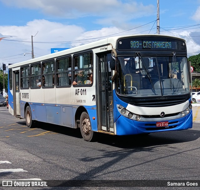 Viação Forte AF-011 na cidade de Belém, Pará, Brasil, por Samara Goes. Número da foto: #12883087.
