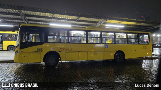 Transtusa - Transporte e Turismo Santo Antônio 2002 na cidade de Joinville, Santa Catarina, Brasil, por Lucas Denoni. Número da foto: #12883264.