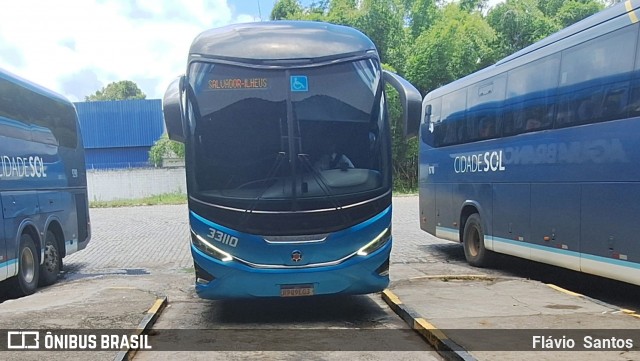 Viação Águia Branca 33110 na cidade de Cruz das Almas, Bahia, Brasil, por Flávio  Santos. Número da foto: #12882746.
