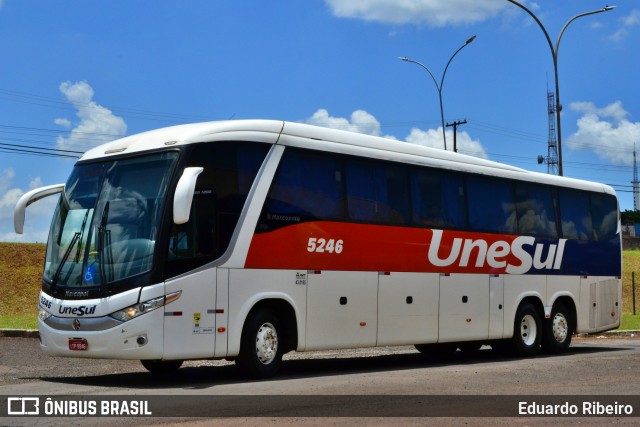 Unesul de Transportes 5246 na cidade de Foz do Iguaçu, Paraná, Brasil, por Eduardo Ribeiro. Número da foto: #12883353.