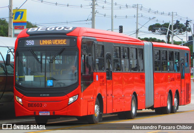 Transporte Coletivo Glória BE603 na cidade de Curitiba, Paraná, Brasil, por Alessandro Fracaro Chibior. Número da foto: #12883397.