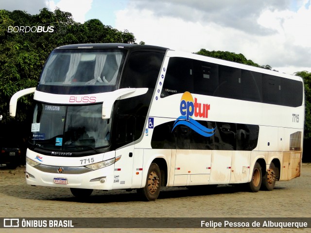 EPTur Turismo 7715 na cidade de Vitória da Conquista, Bahia, Brasil, por Felipe Pessoa de Albuquerque. Número da foto: #12884441.
