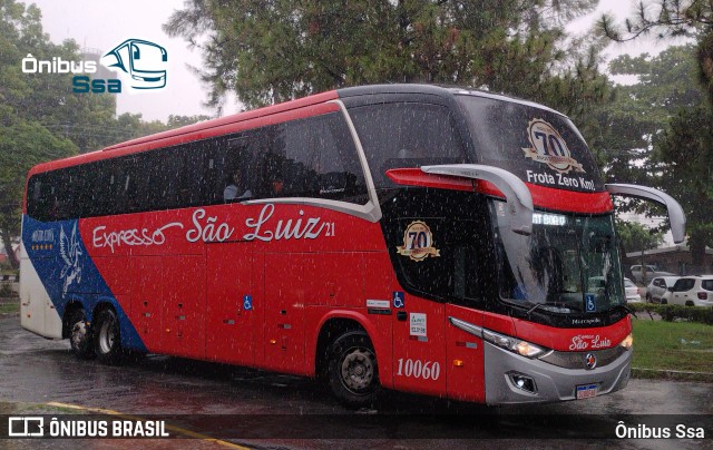 Expresso São Luiz 10060 na cidade de Salvador, Bahia, Brasil, por Ônibus Ssa. Número da foto: #12882766.