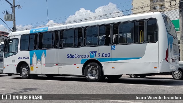 Viação Rio Ouro 2.060 na cidade de São Gonçalo, Rio de Janeiro, Brasil, por Icaro Vicente brandao. Número da foto: #12882910.
