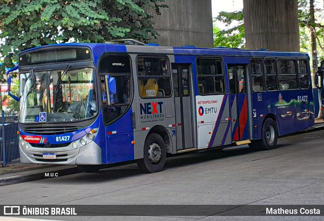 Next Mobilidade - ABC Sistema de Transporte 81.427 na cidade de Santo André, São Paulo, Brasil, por Matheus Costa. Número da foto: #12882823.
