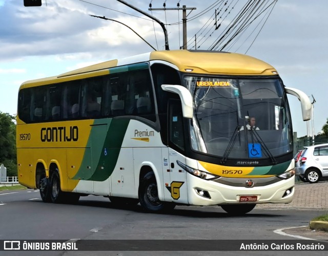 Empresa Gontijo de Transportes 19570 na cidade de Juiz de Fora, Minas Gerais, Brasil, por Antônio Carlos Rosário. Número da foto: #12883519.