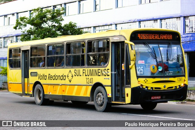 Viação Sul Fluminense 1241 na cidade de Volta Redonda, Rio de Janeiro, Brasil, por Paulo Henrique Pereira Borges. Número da foto: #12884551.
