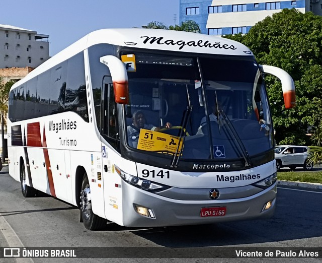 Magalhães Turismo 9141 na cidade de Aparecida, São Paulo, Brasil, por Vicente de Paulo Alves. Número da foto: #12883969.
