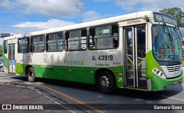 Auto Viação Monte Cristo AL-43919 na cidade de Belém, Pará, Brasil, por Samara Goes. Número da foto: #12883089.