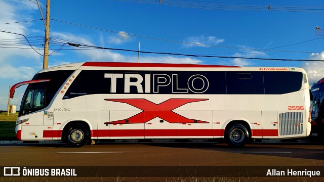 Triplo X Transporte e Turismo 2596 na cidade de Paulínia, São Paulo, Brasil, por Allan Henrique. Número da foto: #12883388.