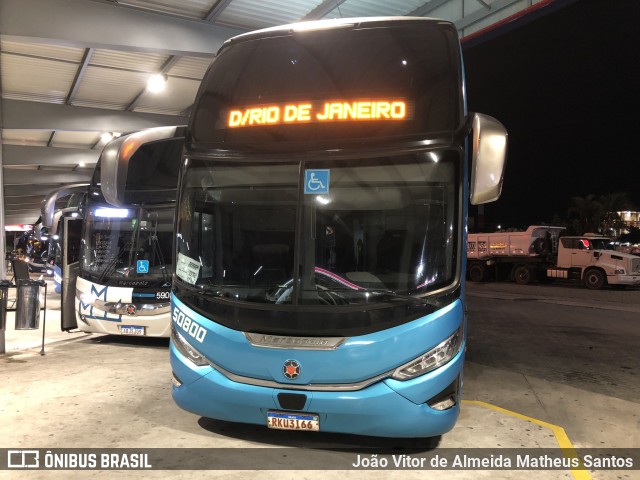 Viação Águia Branca 50800 na cidade de Guaratinguetá, São Paulo, Brasil, por João Vitor de Almeida Matheus Santos. Número da foto: #12883068.