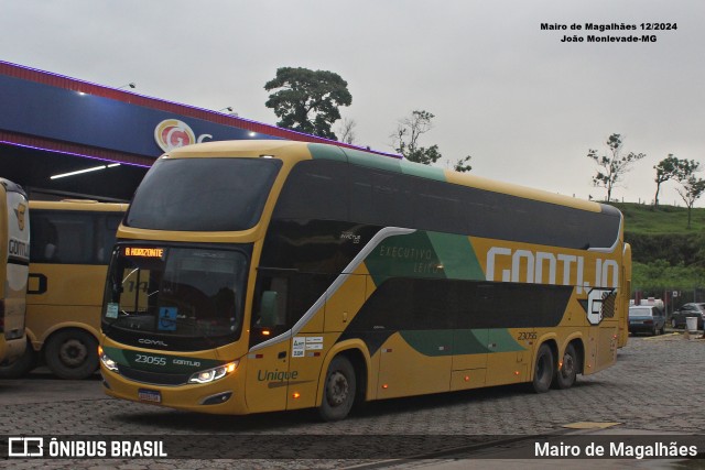 Empresa Gontijo de Transportes 23055 na cidade de João Monlevade, Minas Gerais, Brasil, por Mairo de Magalhães. Número da foto: #12883405.