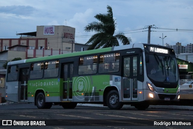 Viação Garcia 91291 na cidade de Londrina, Paraná, Brasil, por Rodrigo Matheus. Número da foto: #12884637.