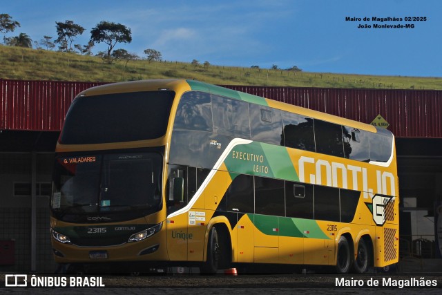 Empresa Gontijo de Transportes 23115 na cidade de João Monlevade, Minas Gerais, Brasil, por Mairo de Magalhães. Número da foto: #12884675.