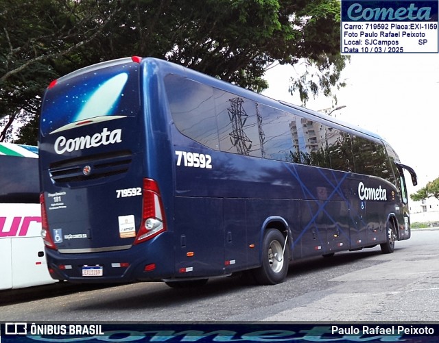 Viação Cometa 719592 na cidade de São José dos Campos, São Paulo, Brasil, por Paulo Rafael Peixoto. Número da foto: #12882703.