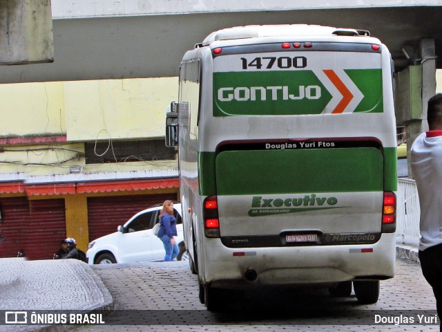 Empresa Gontijo de Transportes 14700 na cidade de Belo Horizonte, Minas Gerais, Brasil, por Douglas Yuri. Número da foto: #12882968.