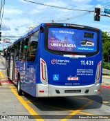 Viação Pirajuçara 11.431 na cidade de São Paulo, São Paulo, Brasil, por Renan De Jesus Oliveira. Número da foto: #:id.