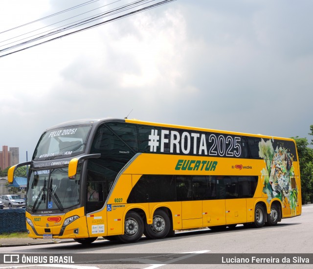Eucatur - Empresa União Cascavel de Transportes e Turismo 6027 na cidade de São Paulo, São Paulo, Brasil, por Luciano Ferreira da Silva. Número da foto: #12886742.