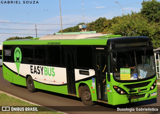 EasyBus 5002 na cidade de Foz do Iguaçu, Paraná, Brasil, por Busologia Gabrielística. Número da foto: #12886454.