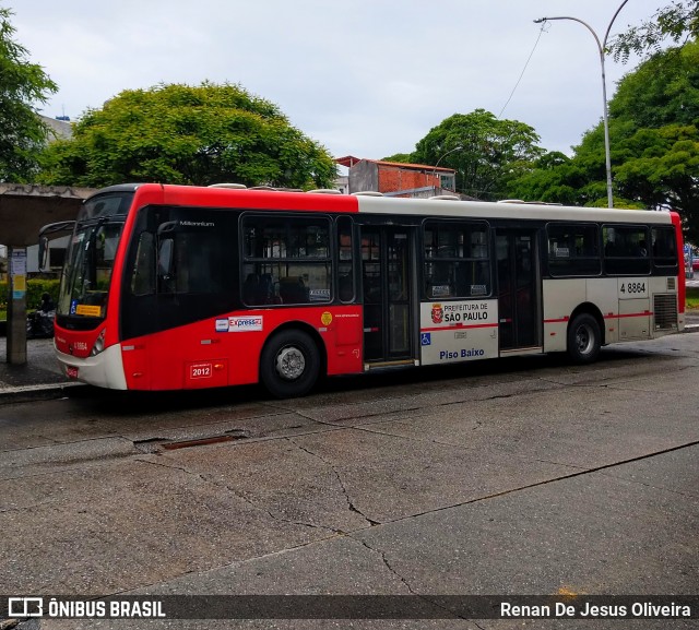 Express Transportes Urbanos Ltda 4 8864 na cidade de São Paulo, São Paulo, Brasil, por Renan De Jesus Oliveira. Número da foto: #12885519.