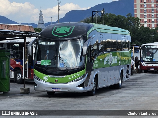 Viação Vera Cruz RJ 205.105 na cidade de Rio de Janeiro, Rio de Janeiro, Brasil, por Cleiton Linhares. Número da foto: #12885079.