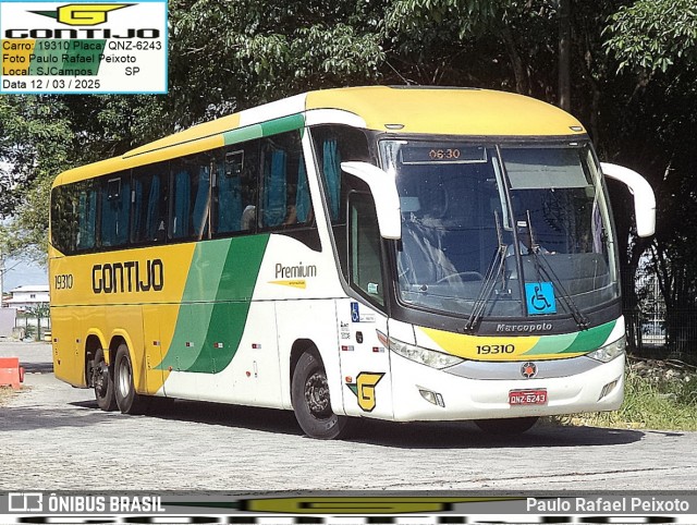 Empresa Gontijo de Transportes 19310 na cidade de São José dos Campos, São Paulo, Brasil, por Paulo Rafael Peixoto. Número da foto: #12885890.