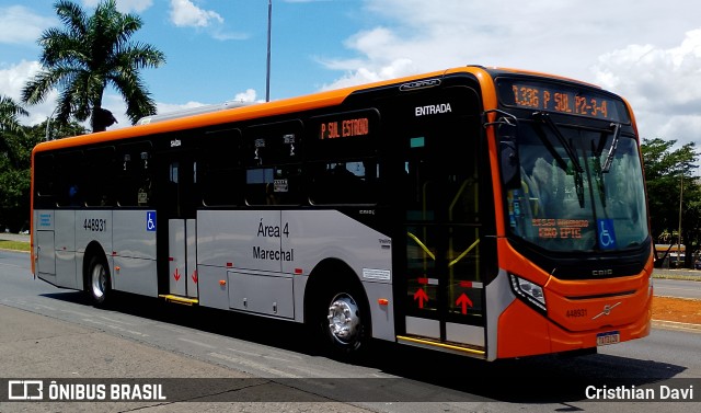 Auto Viação Marechal Brasília 448931 na cidade de Brasília, Distrito Federal, Brasil, por Cristhian Davi. Número da foto: #12885803.