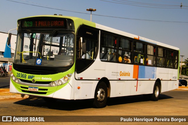 HP Transportes Coletivos 20368 na cidade de Goiânia, Goiás, Brasil, por Paulo Henrique Pereira Borges. Número da foto: #12885320.