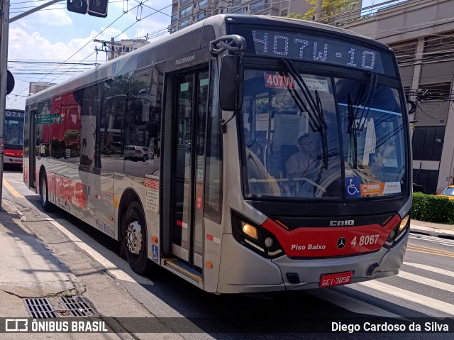 Express Transportes Urbanos Ltda 4 8067 na cidade de São Paulo, São Paulo, Brasil, por Diego Cardoso da Silva. Número da foto: #12885459.