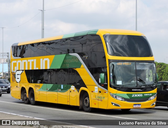 Empresa Gontijo de Transportes 23065 na cidade de São Paulo, São Paulo, Brasil, por Luciano Ferreira da Silva. Número da foto: #12886761.