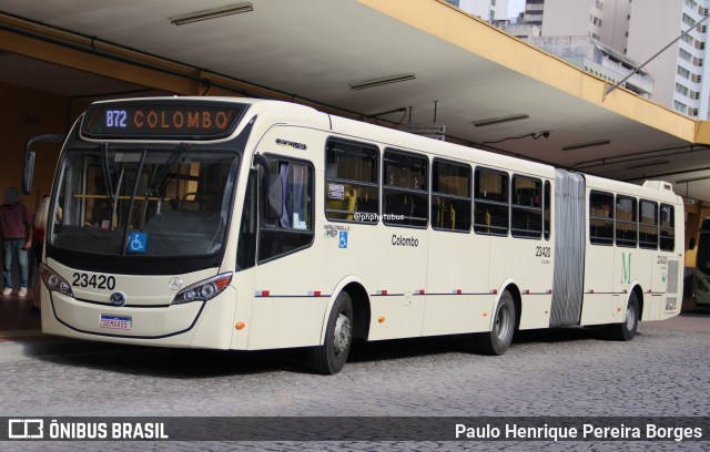 Viação Colombo 23420 na cidade de Curitiba, Paraná, Brasil, por Paulo Henrique Pereira Borges. Número da foto: #12885210.